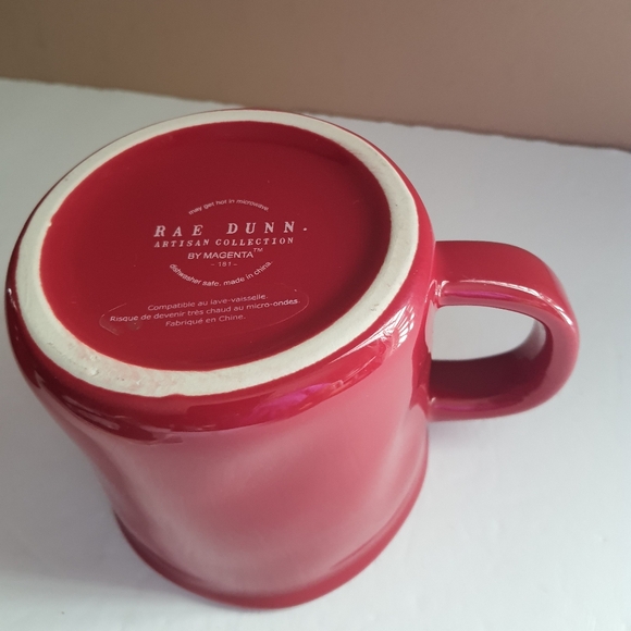 Rae Dunn Red Mug - Picture 2 of 2